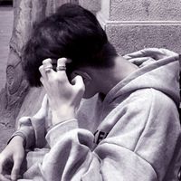 非主流男生抽烟黑白头像霸气(19)