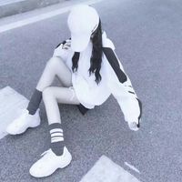 背影素描图片女生头像