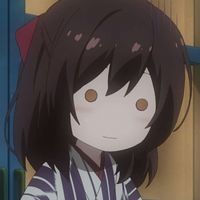 男生动漫头像侧面拿花
