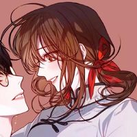 情侣头像漫画背影图片