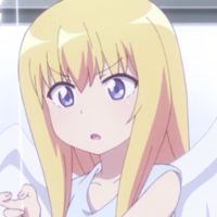 戴白色帽子动漫女头像(6)
