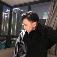 二次元男生头像萌帅黑白头像(13)