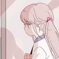 黑白冷酷漫画头像女生(12)