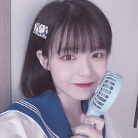 高清蓝色系女生头像小清新自然(8)