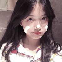 头像女生海边侧面(3)