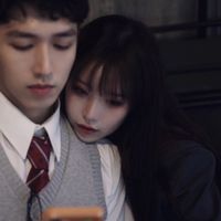 穆斯林戴头巾女孩情侣头像(15)