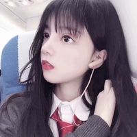 橙色系列头像女生