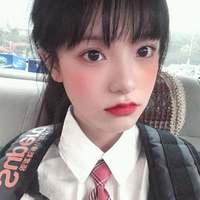 带有青春背景的qq头像女生头像