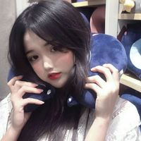 红色背景吸烟头像女生头像(15)