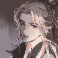 戴黑白帽子的动漫女头像