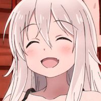 蓝色头像动漫女