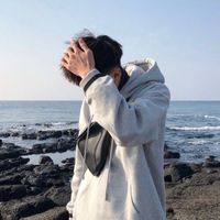 小辫子简笔画情侣头像(17)