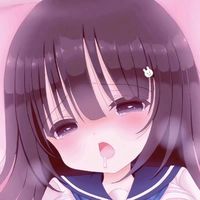 学生小女孩卡通头像(2)