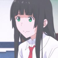圆形动漫情侣头像图片