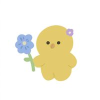 梅花鹿彩色卡通头像