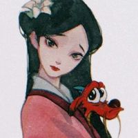温柔成熟女卡通头像图片