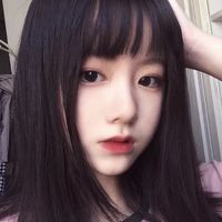 黑色控头像女生背影
