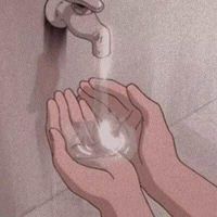 qq头像卡通背影黑白头像(12)