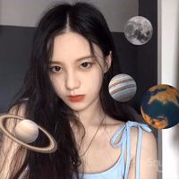 穿格子衣服好看的女生头像
