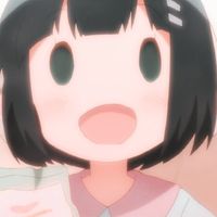 背带裤小女孩卡通头像