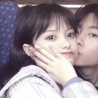 亲嘴头像图片情侣专用(14)