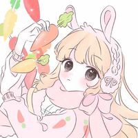 马尾侧脸女生头像动漫