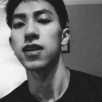 二次元男生头像萌帅黑白头像(6)
