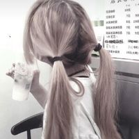 头像女生海边侧面(18)