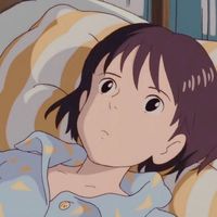 动漫头像 女生拿伞